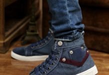 Italian men's jeans shoes